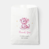 Niedlich Dragon Baby Dusche Geschenktütchen (Vorderseite)