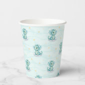 Niedlich Dragon Baby Dusche Pappbecher (Rückseite)