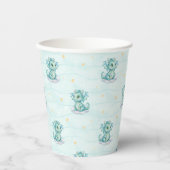 Niedlich Dragon Baby Dusche Pappbecher (Vorderseite)