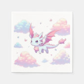 Niedlich Dragon Baby Dusche Serviette (Vorderseite)