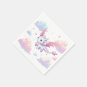 Niedlich Dragon Baby Dusche Serviette (Ecke)