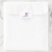 Niedlich Dragon Birthday Gefallen Sticker (Tasche)
