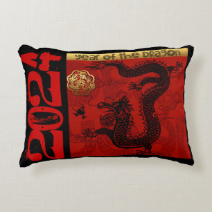 Niedlich Dragon Chinese Year 2024 Zodiac Birthday  Dekokissen