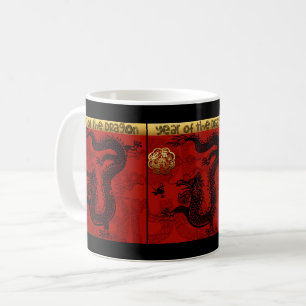 Niedlich Dragon Chinese Year 2024 Zodiac Birthday  Kaffeetasse