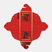 Niedlich Dragon Chinesisches Jahr 2024 Zodiac Gebu Geschenkschachtel (Ungefaltet)