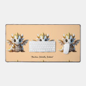 "Niedlich Dragon Mascot" Schreibtischunterlage (Tastatur & Maus)