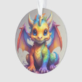 Niedlich Dragon Xmas Ornament (Vorderseite)