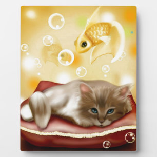 Niedlich Dream Kitten Fotoplatte