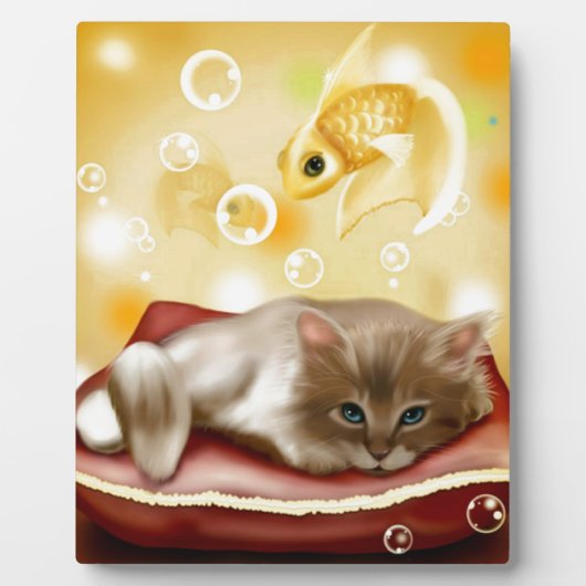 Niedlich Dream Kitten Fotoplatte (Vorderseite)