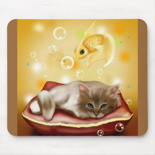 Niedlich Dream Kitten Mousepad (Vorne)