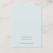 Niedlich Dreamy Blush Aqua Butterfly 2 Earring Dis Visitenkarte (Rückseite)