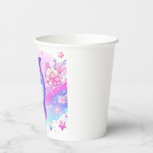 Niedlich Dreamy Dolphin Baby Dusche Pappbecher (Links)