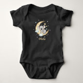 Niedlich Dreamy Koala Personalisiert Baby Strampler (Vorderseite)