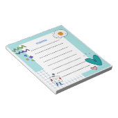 Niedlich Dreamy Pastel Doodle Memo Notizblock (angewinkelt)