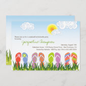 Niedlich drehen Sie Reinfall-Spaß im Einladung (Vorne/Hinten)