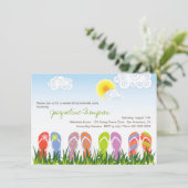 Niedlich drehen Sie Reinfall-Spaß im Einladung (Stehend Vorderseite)