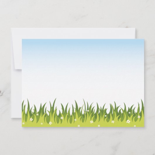 Niedlich drehen Sie Reinfall-Spaß im Einladung (Rückseite)