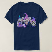 Niedlich Drei Einhorn Gnomes Tomtenisse Gnome Lieb T-Shirt (Design vorne)