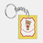 Niedlich "Du bist der für mich" und "I Liebe You" Schlüsselanhänger (Vorderseite links)