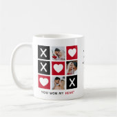Niedlich "Du gewann mein Herz 3 Foto Kaffeetasse (Links)