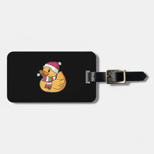 Niedlich Dub Duck Christmas Gepäckanhänger (Vorderseite horizontal)