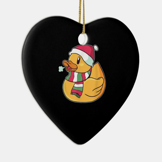 Niedlich Dub Duck Christmas Keramik Ornament (Rechts)