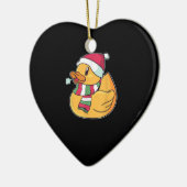 Niedlich Dub Duck Christmas Keramik Ornament (Links)