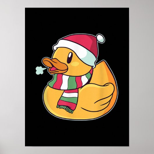 Niedlich Dub Duck Christmas Poster (Vorne)