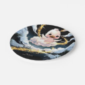 Niedlich Duck Birthday Pappteller (Schrägansicht)