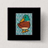 Niedlich Duck Button (Vorderseite)