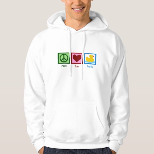 Niedlich Duck Hoodie (Vorderseite)