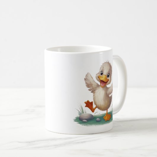 Niedlich Duck Kaffeetasse (VorderseiteRechts)