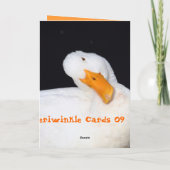 Niedlich Duck Karte (Rückseite)