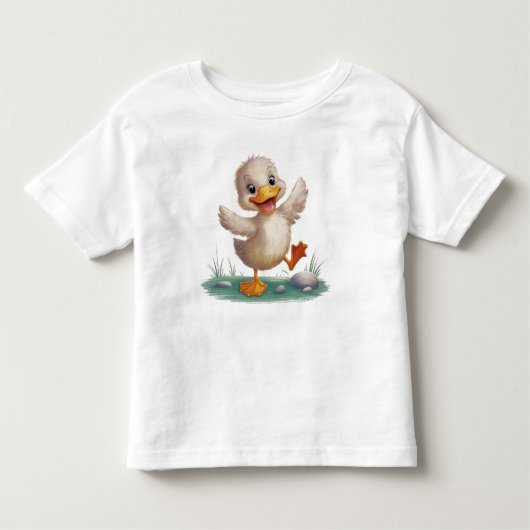 Niedlich Duck Kleinkind T-shirt (Vorderseite)