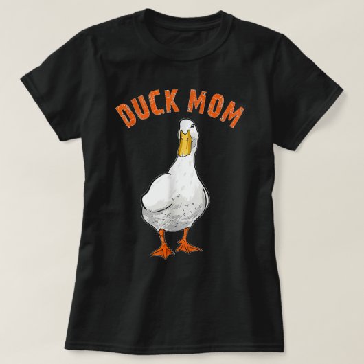 Niedlich Duck Mama Lover Illustration Gift Duck Ow T-Shirt (Design vorne)