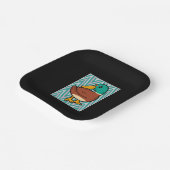 Niedlich Duck Pappteller (Gewinkelt)