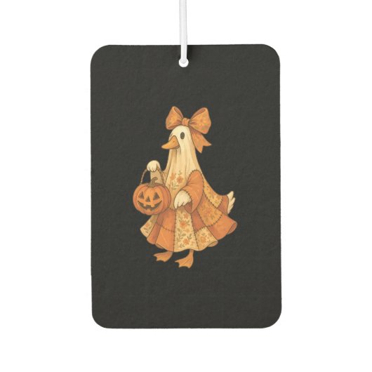 Niedlich Duck Patchwork Halloween-Party Autolufterfrischer (Vorderseite)