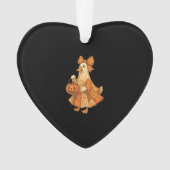 Niedlich Duck Patchwork Halloween-Party Ornament (Vorderseite)