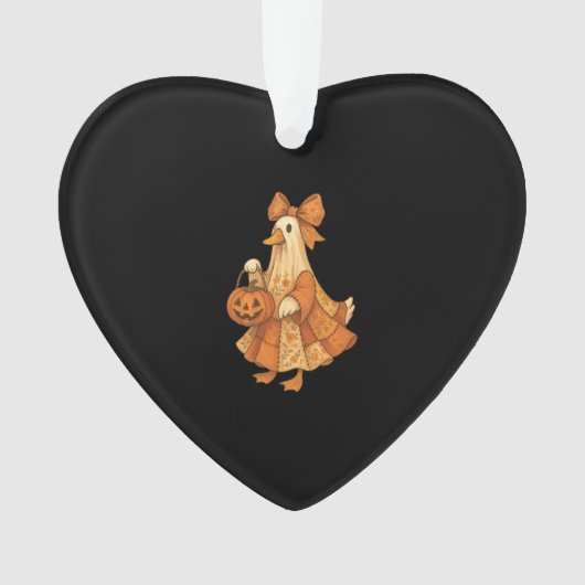 Niedlich Duck Patchwork Halloween-Party Ornament (Vorderseite)