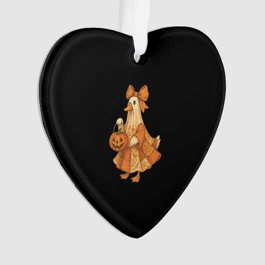 Niedlich Duck Patchwork Halloween-Party Ornament (Vorderseite)