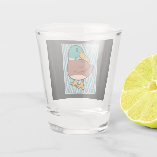 Niedlich Duck Schnapsglas (Rückseite)