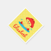 Niedlich Duck Serviette (Ecke)