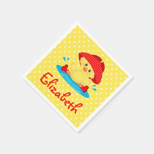 Niedlich Duck Serviette (Ecke)