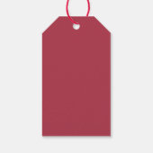 Niedlich Duck Swan Weihnachts-Party Schneekinder Geschenkanhänger (Rückseite)