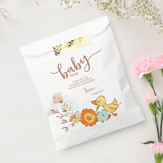 Niedlich Duckling Baby Dusche Geschenktütchen (Versiegelt)