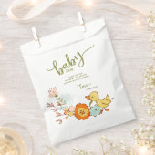 Niedlich Duckling Baby Dusche Geschenktütchen (Ausgeschnitten)