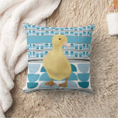 Niedlich Duckling Blue Semi Circle Geometric Kissen (Decke)