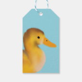 Niedlich Duckling-Gefallen Geschenkanhänger (Rückseite)