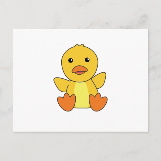 Niedlich Ducks Ducklings Baby Bird Postkarte (Vorderseite)