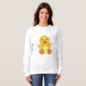 Niedlich Ducks Ducklings Baby Bird Sweatshirt (Vorne ganz)